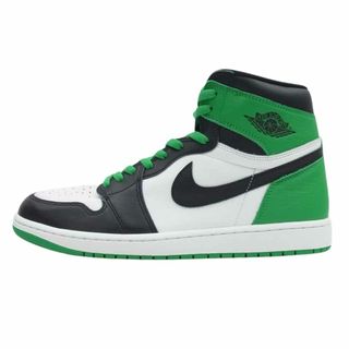 ナイキ(NIKE)のNIKE ナイキ スニーカー DZ5485-031 Air Jordan 1 Retro High OG Celtics Black and Lucky Green AJ1 エアジョーダン レトロ ハイ セルティックス ブラック アンド ラッキーグリーン スニーカー グリーン系 ホワイト系 30cm【新古品】【未使用】【中古】(スニーカー)