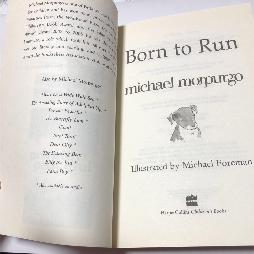 洋書PB “Born to Run” Michael Morpurgo エンタメ/ホビーの本(洋書)の商品写真