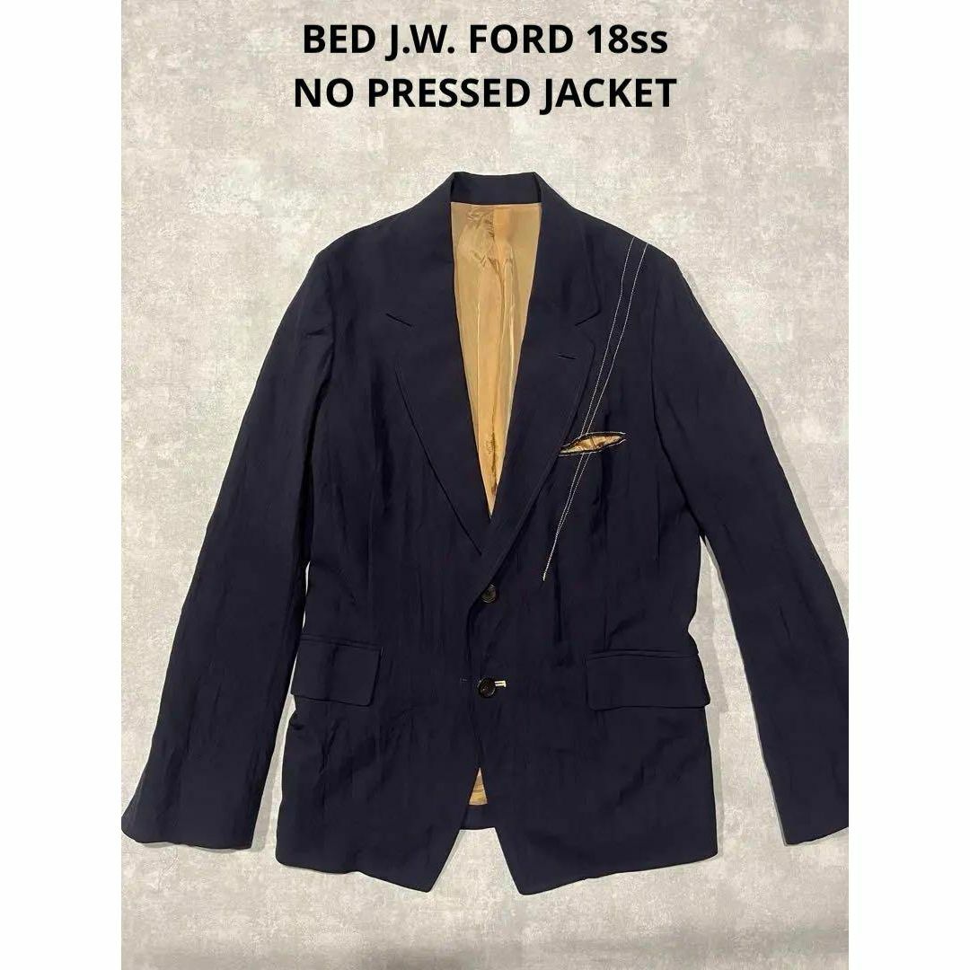 BED J.W. FORD(ベッドフォード)のBED J.W. FORD 18ss NO PRESSED JACKET メンズのジャケット/アウター(テーラードジャケット)の商品写真