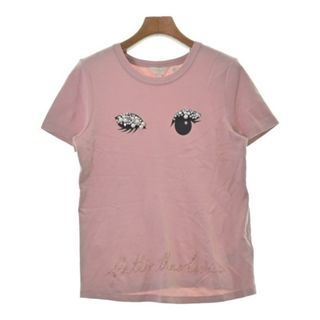 テッドベイカー(TED BAKER)のTED BAKER テッドベーカー Tシャツ・カットソー 1(S位) ピンク 【古着】【中古】(カットソー(半袖/袖なし))