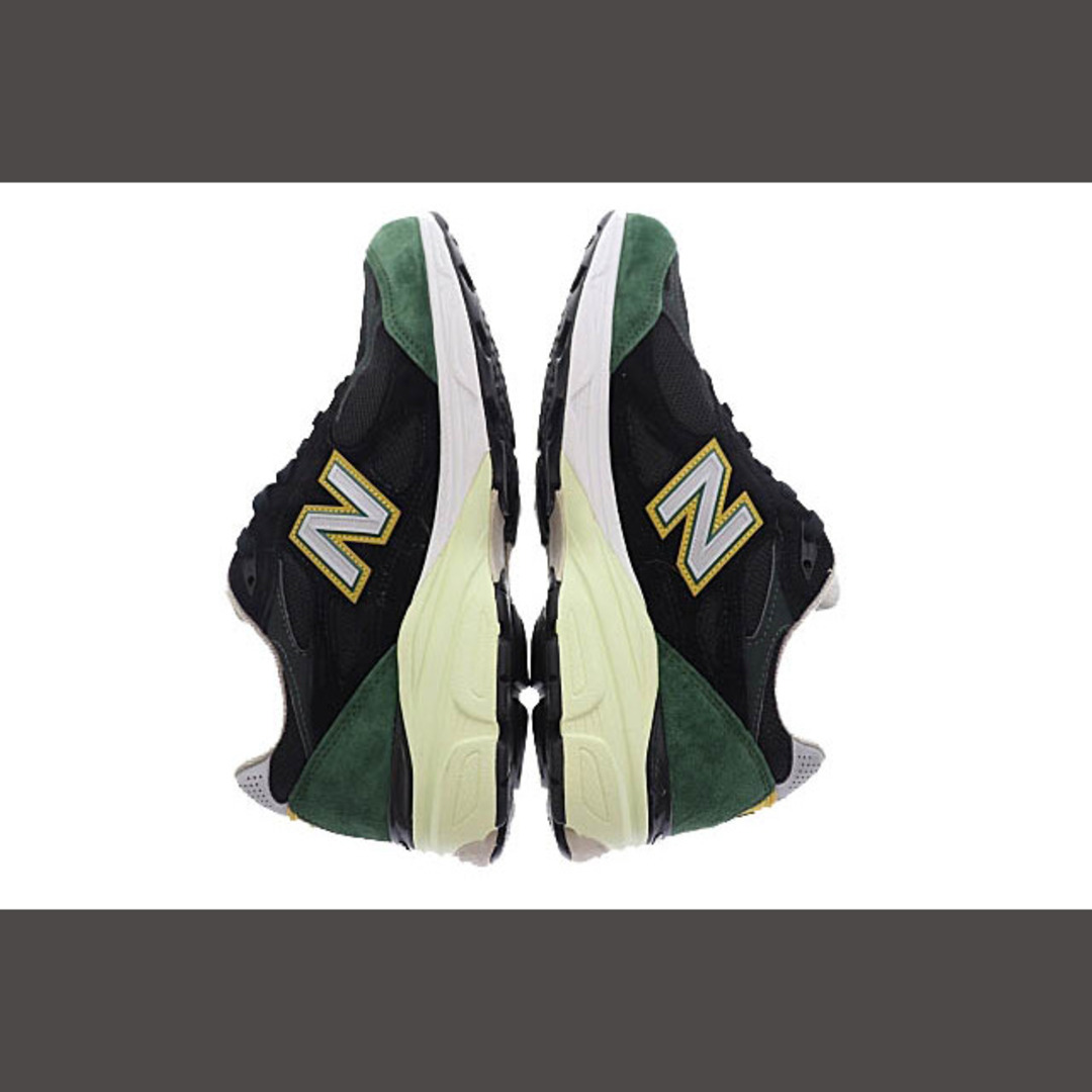 New Balance(ニューバランス)のニューバランス 990V3 スニーカー M990CP3 27.5 黒 緑 ▲■ メンズの靴/シューズ(スニーカー)の商品写真