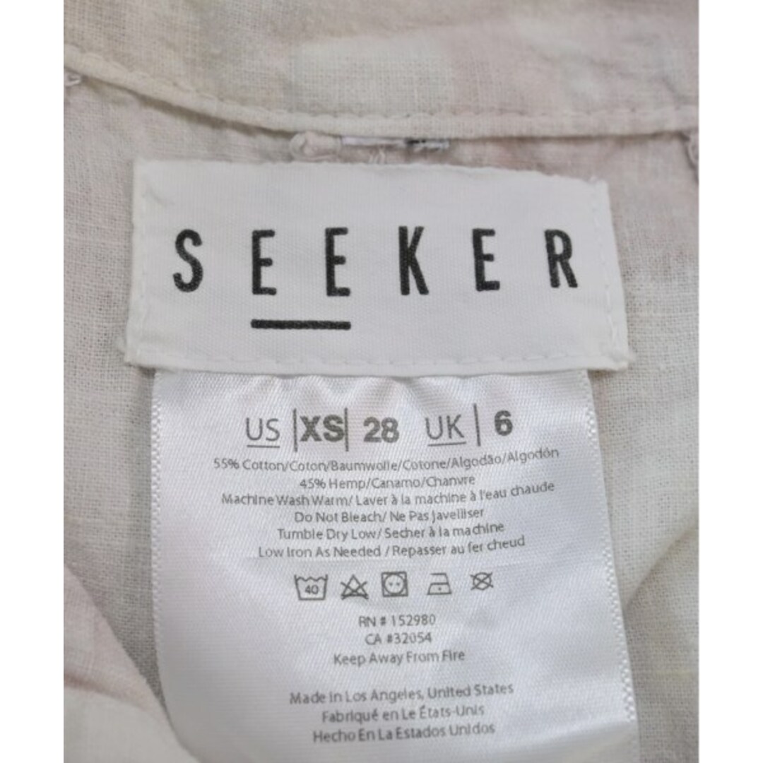 SEEKER(シーカー)のSEEKER シーカー パンツ（その他） XS 白系xピンク系(総柄) 【古着】【中古】 メンズのパンツ(その他)の商品写真