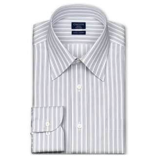 チョウヤシャツファクトリー(CHOYA SHIRT FACTORY)のM534新品CHOYA長袖ストライプBDワイシャツ39-84￥9790形態安定(シャツ)