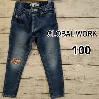 グローバルワーク(GLOBAL WORK)の【GLOBAL WORK】ストレッチデニム　100㎝　男の子　女の子(パンツ/スパッツ)