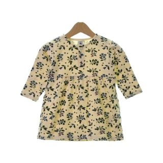 プチバトー(PETIT BATEAU)のPETIT BATEAU ワンピース（その他） 24 ベージュx青等(総柄) 【古着】【中古】(ワンピース)