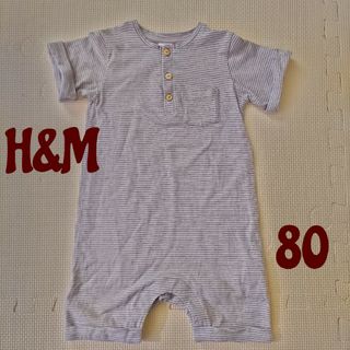 エイチアンドエム(H&M)の★美品★H&M半袖ロンパース(ロンパース)