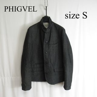 PHIGVEL コットン ワークジャケット レザー デザイン カバーオール 1