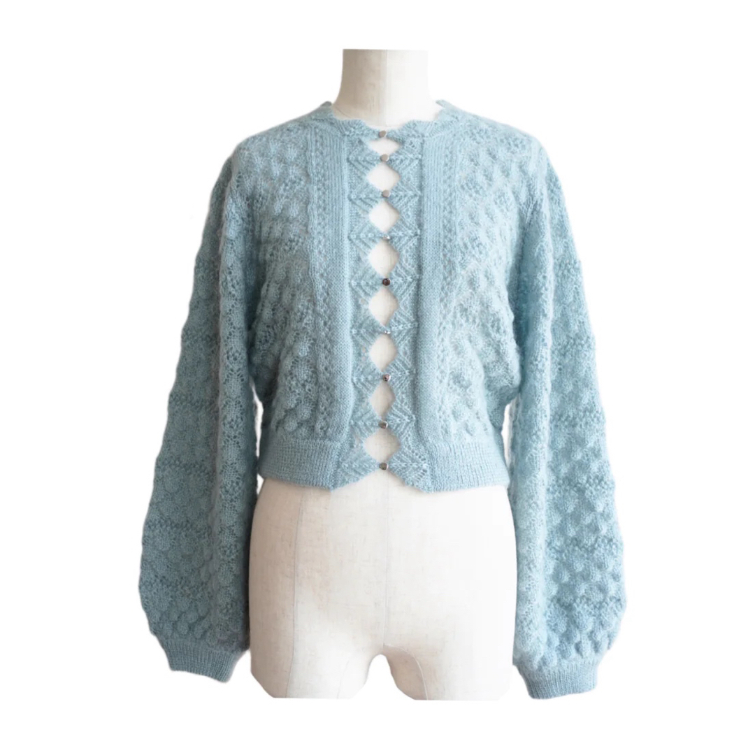 Verybrain(ベリーブレイン)のVerybrain Bubble mohair cardigan レディースのトップス(カーディガン)の商品写真