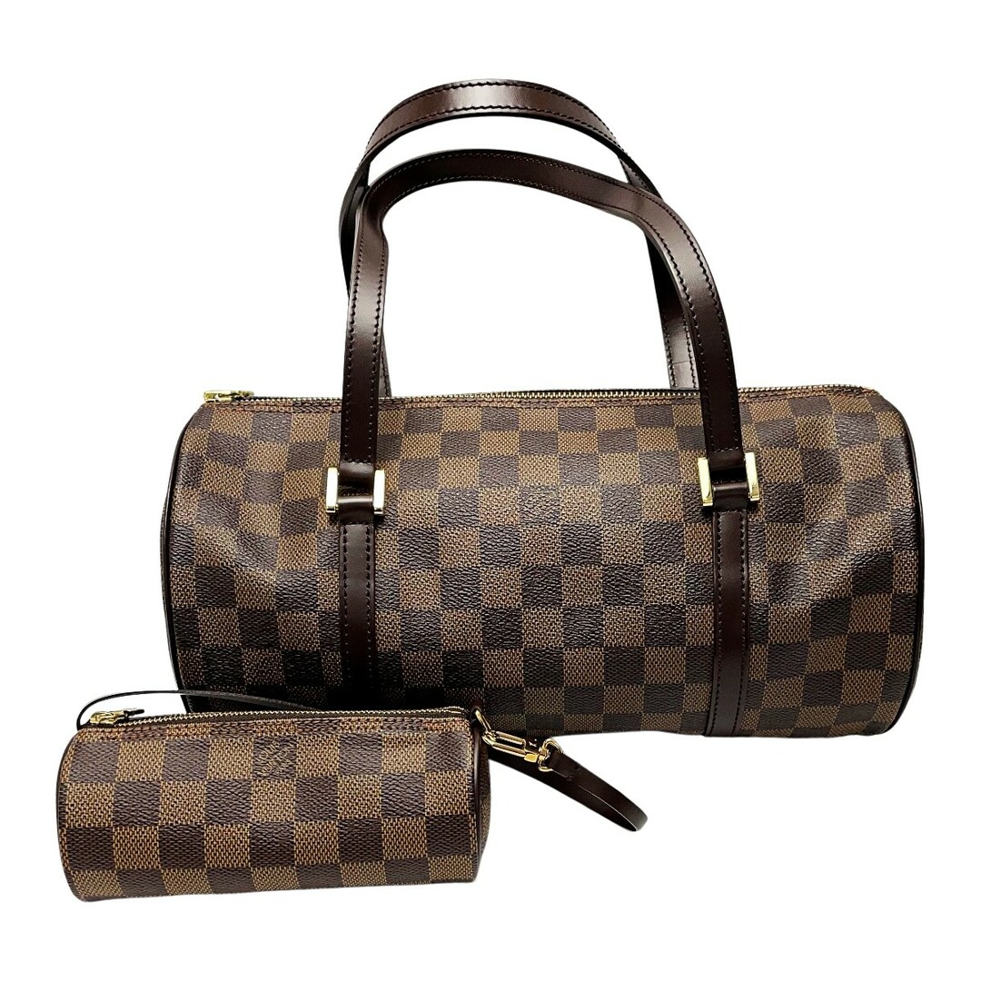 ☆☆LOUIS VUITTON ルイヴィトン ダミエ パピヨン30 N51303 エベヌ ハンドバッグ レディース ゴールド金具 布袋・ポーチ有レディース