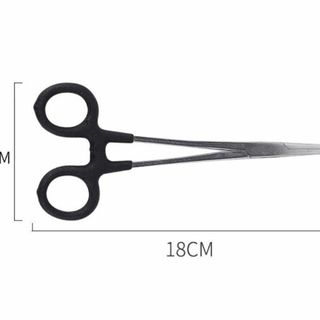 釣り用 かんし １個　18cmサイズ　フォーセップ 鉗子♪ イカ釣り エギング♪(その他)