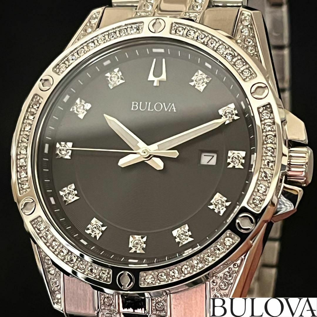 Bulova(ブローバ)の【超ゴージャス】BULOVA/ブローバ/メンズ腕時計/展示品特価/ブレスレット付 メンズの時計(腕時計(アナログ))の商品写真