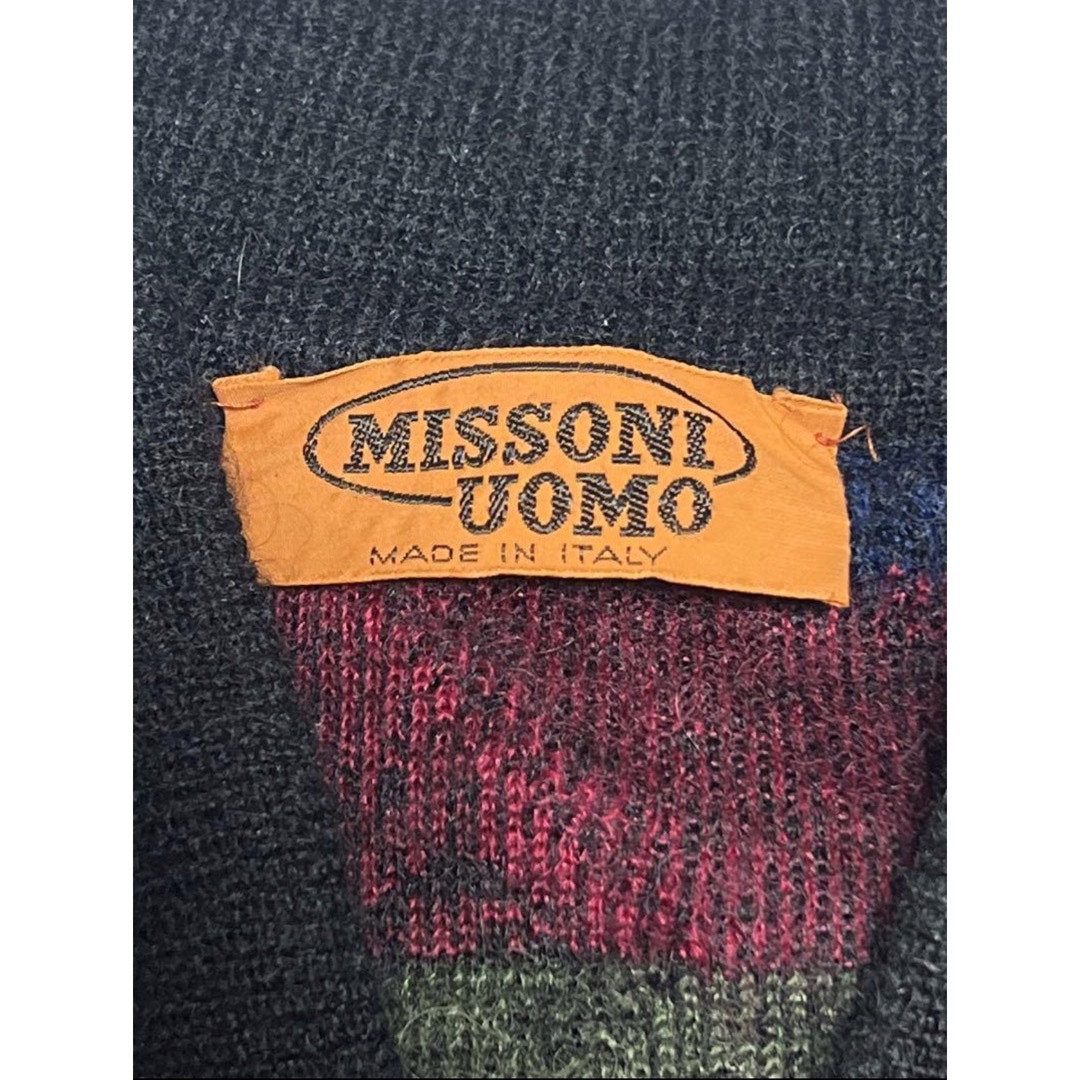 MISSONI(ミッソーニ)の中古　イタリア製 Missoni ミッソーニ　デザインニット　ヴィンテージ メンズのトップス(ニット/セーター)の商品写真