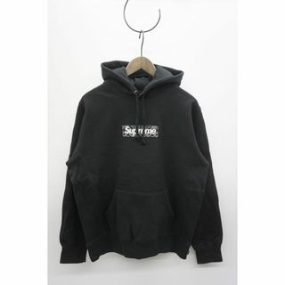 シュプリーム(Supreme)の新品 19AW Supreme バンダナ ボックスロゴ パーカー 黒112O▲(パーカー)