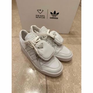 プラダ(PRADA)の【新品】PRADA × adidas フォーラムLOW ホワイト 26.5cm(スニーカー)