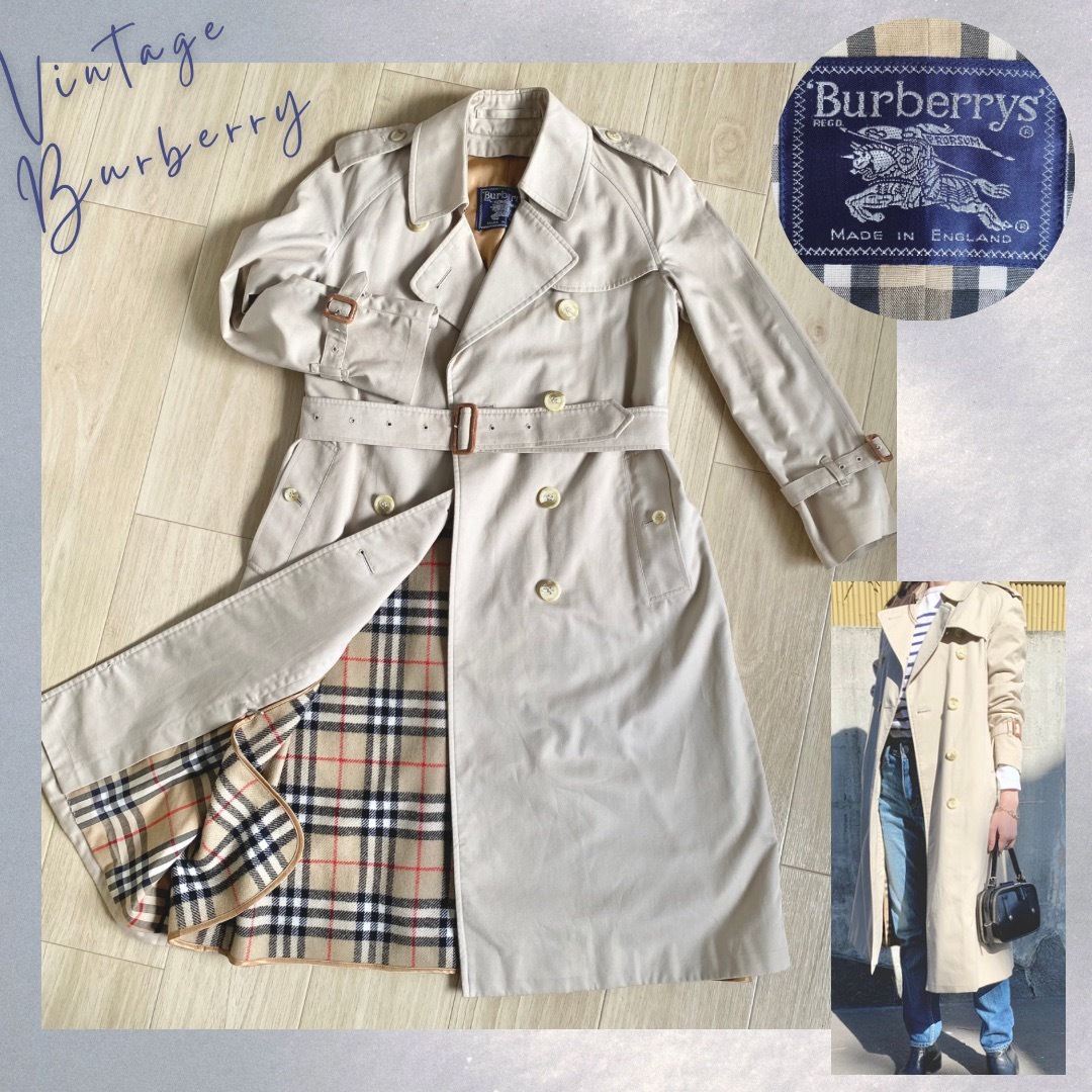 BURBERRY - Burberry 英国製バーバリートレンチコート ウールライナー