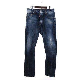 DSQUARED2 ディースクエアード 品番 S71LB0009 Cool guy jean ダメージ加工 デニムパンツ インディゴ サイズ46 正規品 / 32984約29cm裾幅