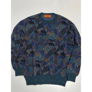 ミッソーニ(MISSONI)の中古　イタリア製　Missoni ミッソーニ　デザインニット　ヴィンテージ(ニット/セーター)