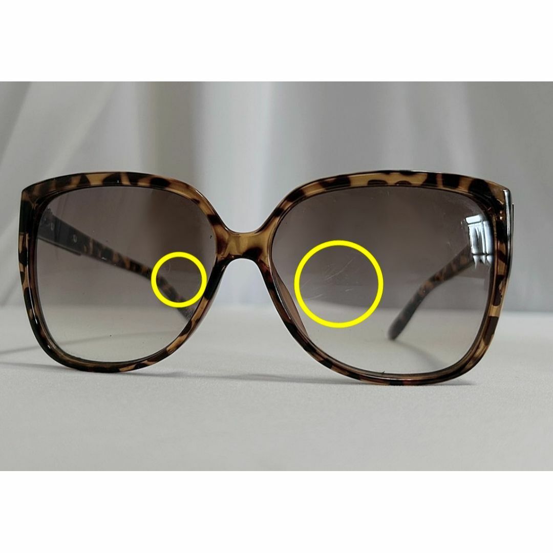 サングラス ヴィンテージデザイン プラスティックフレーム ブラウン レディースのファッション小物(サングラス/メガネ)の商品写真
