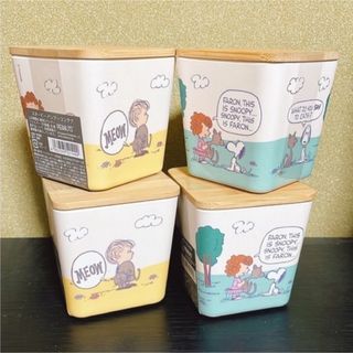 スヌーピー(SNOOPY)のカルディ　スヌーピー　バンブーコンテナ(容器)