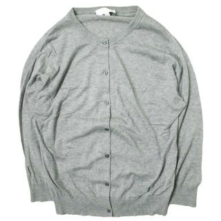 ジョンスメドレー(JOHN SMEDLEY)のJOHN SMEDLEY ジョンスメドレー イギリス製 シーアイランドコットン七分袖クルーネックカーディガン S ライトグレー ニット トップス【中古】【JOHN SMEDLEY】(カーディガン)