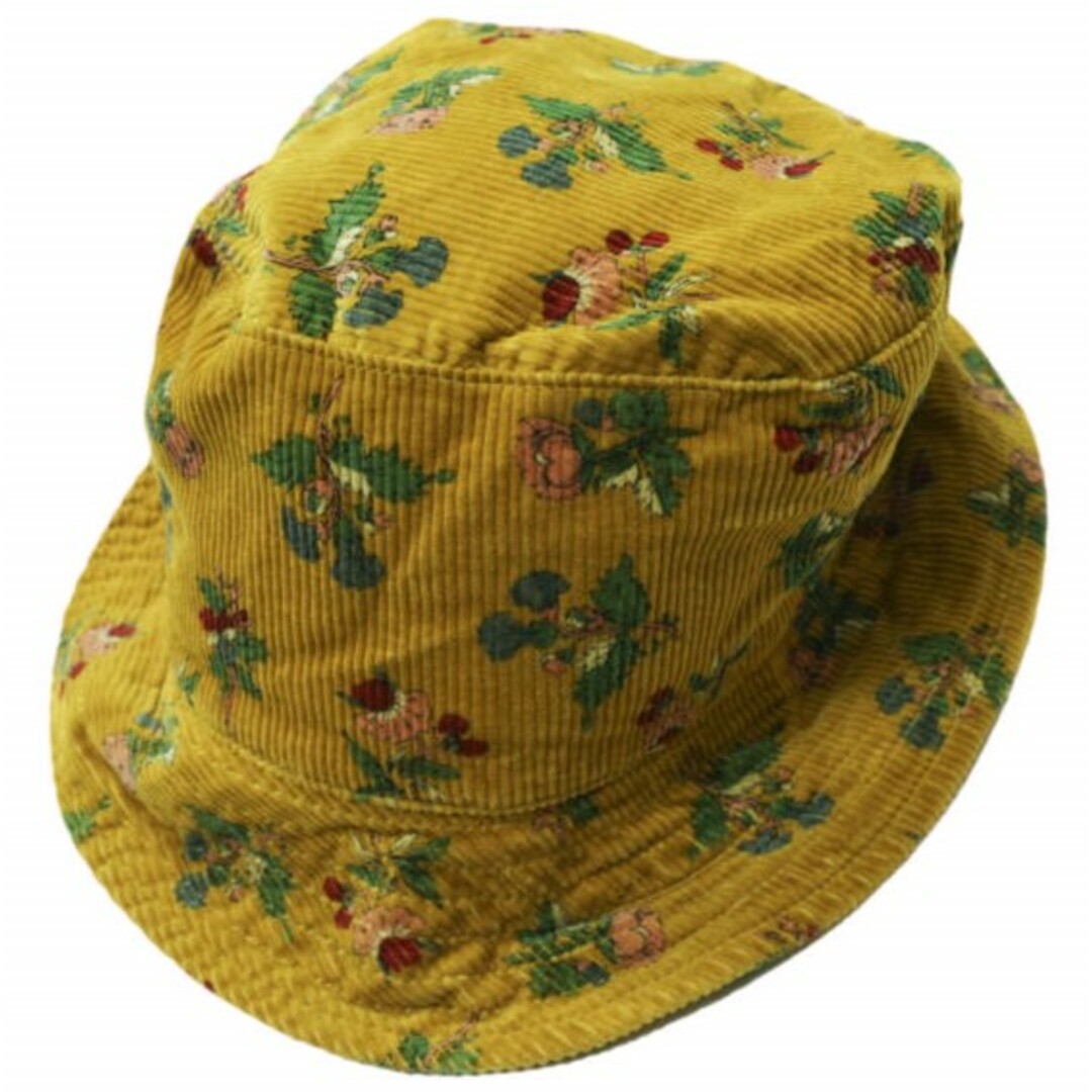 Engineered Garments(エンジニアードガーメンツ)のEngineered Garments エンジニアードガーメンツ アメリカ製 ネペンテス25周年記念 Bucket Hat - Corduroy Floral Print コーデュロイフローラルプリント バケットハット M(内周約60cm) マスタード 帽子【中古】【Engineered Garments】 メンズの帽子(ハット)の商品写真