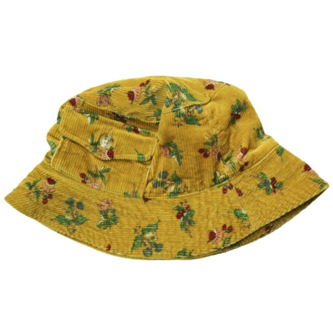 Engineered Garments(エンジニアードガーメンツ)のEngineered Garments エンジニアードガーメンツ アメリカ製 ネペンテス25周年記念 Bucket Hat - Corduroy Floral Print コーデュロイフローラルプリント バケットハット M(内周約60cm) マスタード 帽子【中古】【Engineered Garments】 メンズの帽子(ハット)の商品写真