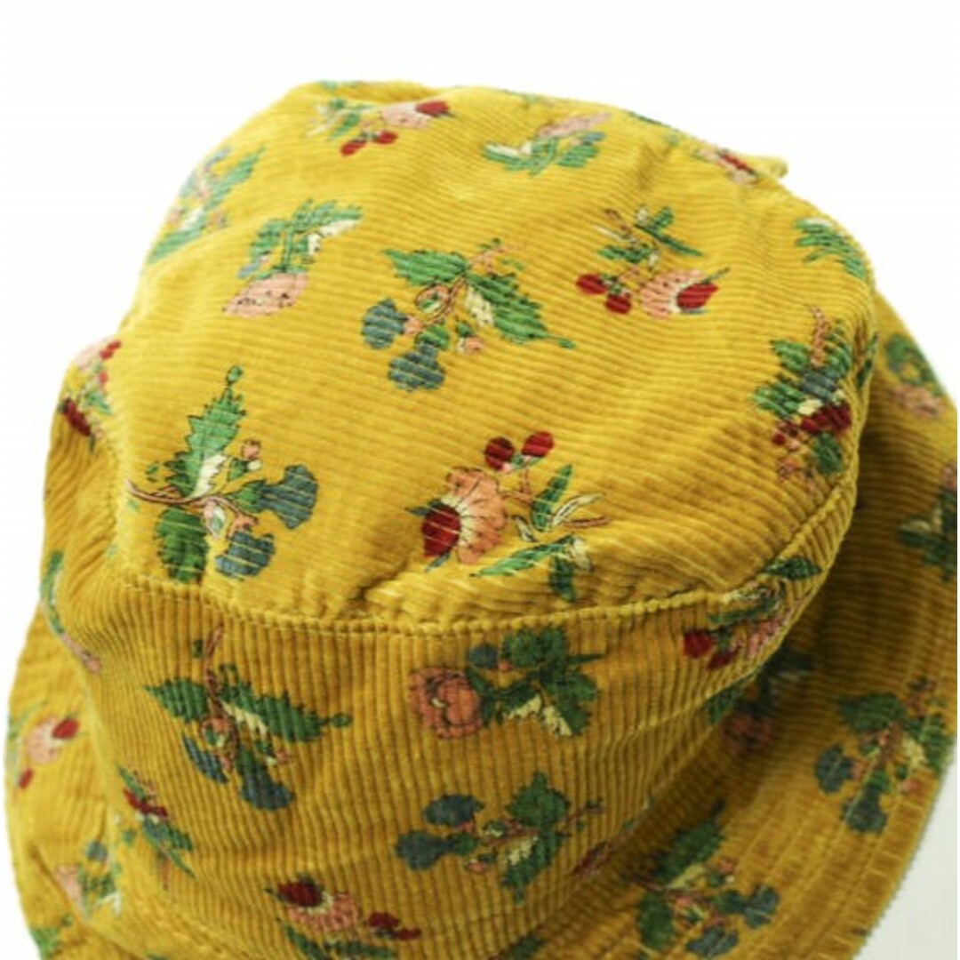 Engineered Garments(エンジニアードガーメンツ)のEngineered Garments エンジニアードガーメンツ アメリカ製 ネペンテス25周年記念 Bucket Hat - Corduroy Floral Print コーデュロイフローラルプリント バケットハット M(内周約60cm) マスタード 帽子【中古】【Engineered Garments】 メンズの帽子(ハット)の商品写真