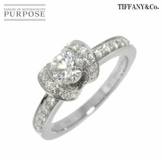 ティファニー(Tiffany & Co.)のティファニー TIFFANY&Co. ダイヤ 0.38ct F/VS1/EX 6.5号 リング Pt プラチナ 指輪 VLP 90210716(リング(指輪))