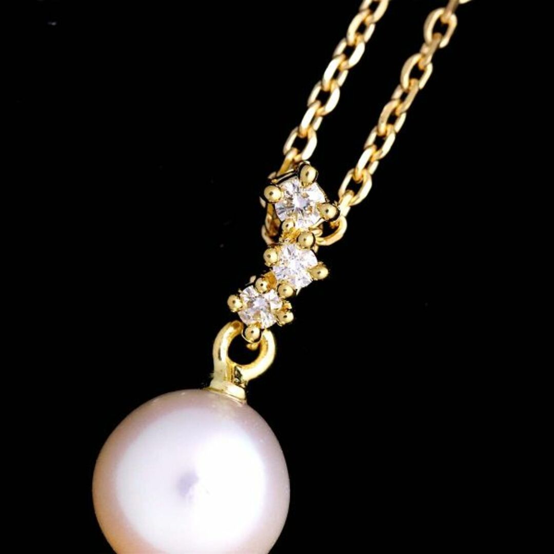 タサキ TASAKI アコヤ真珠 6.0mm ダイヤ 0.03ct ネックレス 40cm タサキ TASAKI アコヤ真珠 6.0mm ダイヤ 0.03ct ネックレス 40cm
