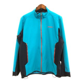 パタゴニア(patagonia)のpatagonia パタゴニア アズハイブリッドジャケット POLARTEC ポーラテック アウター アウトドア ライトブルー (メンズ XL) 中古 古着 P6073(その他)