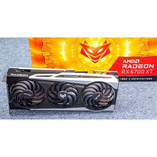 美品 SAPPHIRE RADEON RX6700XT 12GB(PCパーツ)