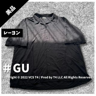 ジーユー(GU)の【美品】GU ジーユー  シャツ XL 黒 春夏秋 ユニセックス ✓2693(ポロシャツ)