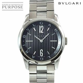ブルガリ(BVLGARI)のブルガリ BVLGARI ソロテンポ ST37S メンズ 腕時計 ブラック 文字盤 クォーツ ウォッチ Solotempo VLP 90186869(腕時計(アナログ))