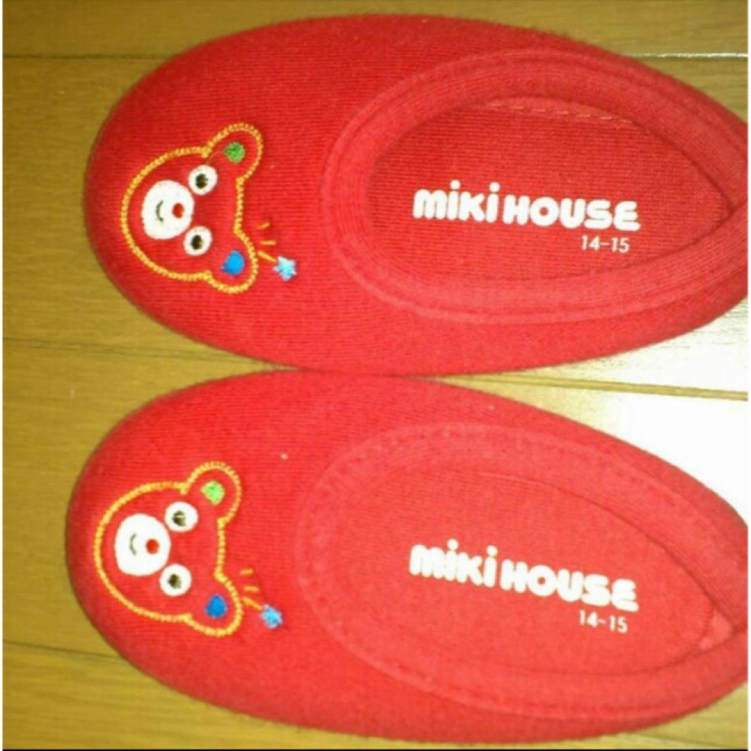mikihouse(ミキハウス)のミキハウスのスリッパ キッズ/ベビー/マタニティのベビー靴/シューズ(~14cm)(その他)の商品写真