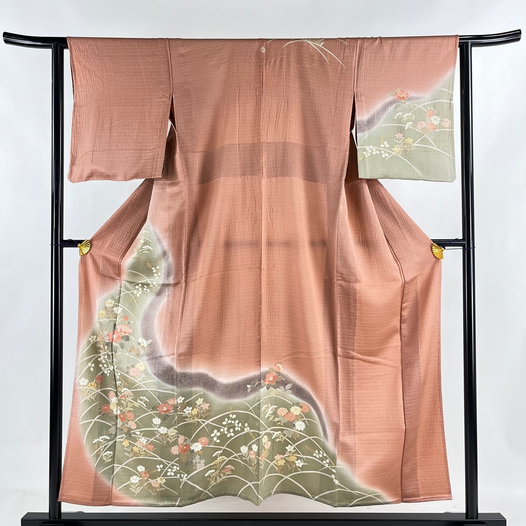 訪問着 身丈154cm 裄丈63cm 正絹 秀品 【中古】の通販 by バイセル ...