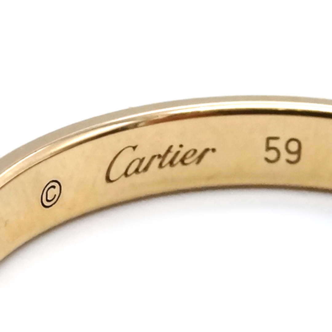 Cartier(カルティエ)のカルティエ エングレーブド リング ＃59 約18.5号 指輪 K18 ピンクゴールド ウェディング CARTIER 横浜BLANC レディースのアクセサリー(リング(指輪))の商品写真