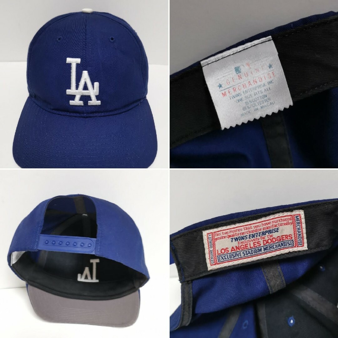 MLB(メジャーリーグベースボール)の90s LA Dodgers ドジャース CAP キャップ MLB NWA 青 メンズの帽子(キャップ)の商品写真