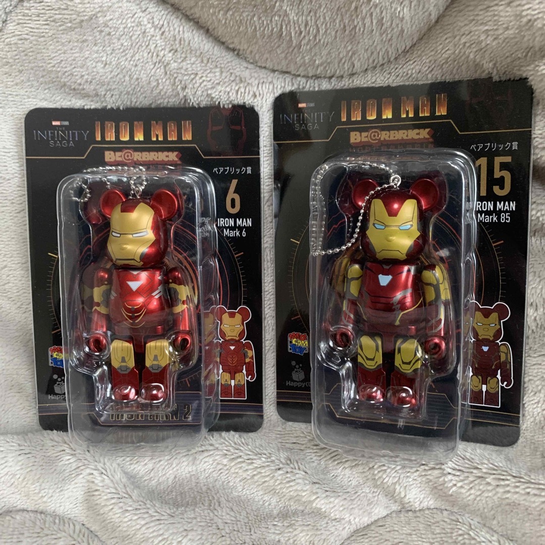 IRON MAN　BEARBRICK ベアブリック 賞  セット エンタメ/ホビーのおもちゃ/ぬいぐるみ(キャラクターグッズ)の商品写真