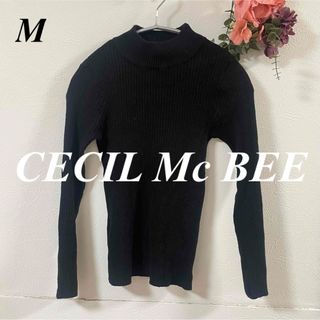 セシルマクビー(CECIL McBEE)のCECIL Mc BEE セシルマクビー ハイネックリブニット(ニット/セーター)