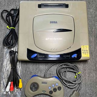 セガ(SEGA)の【すぐ遊べる】SS セガサターン 本体 メンテ清掃 電池交換済み 管理957(家庭用ゲーム機本体)