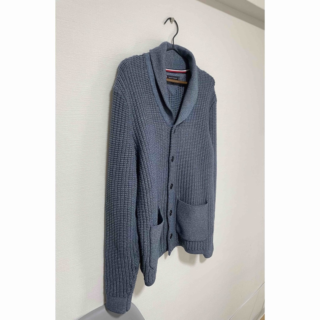 TOMMY HILFIGER(トミーヒルフィガー)の【美品】TOMMY HILFIGER カーディガン メンズ mサイズ メンズのトップス(カーディガン)の商品写真