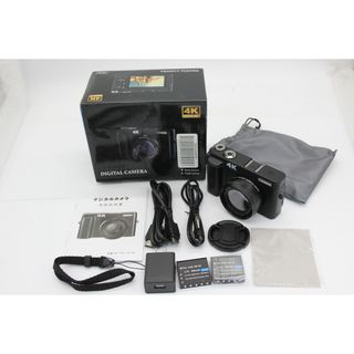 【極美品 返品保証】 【元箱付き】Digital Camera DC101 ブラック 4K Cmos 16x バッテリー付き コンパクトデジタルカメラ  s6157(コンパクトデジタルカメラ)