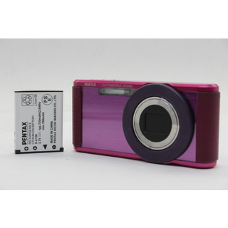 【返品保証】 ペンタックス Pentax Optio LS465 ピンク 5x Zoom バッテリー付き コンパクトデジタルカメラ  s6159(コンパクトデジタルカメラ)