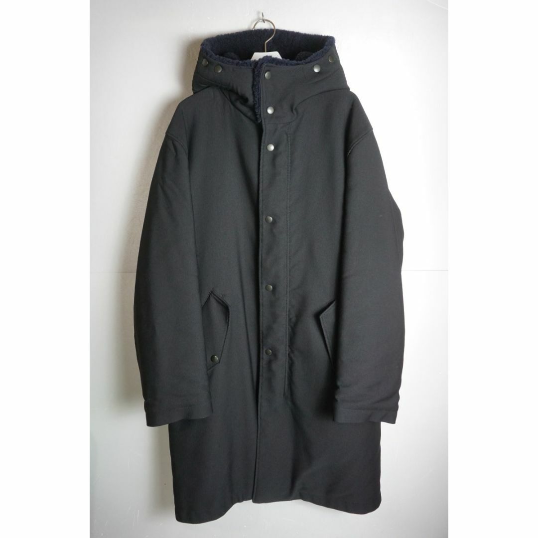 Balenciaga(バレンシアガ)の美品 16AW BALENCIAGA モッズ コート M-51 黒1224N▲ メンズのジャケット/アウター(モッズコート)の商品写真