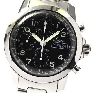 シン(SINN)のジン Sinn 103 クロノグラフ デイデイト 自動巻き メンズ 保証書付き_795895(腕時計(アナログ))