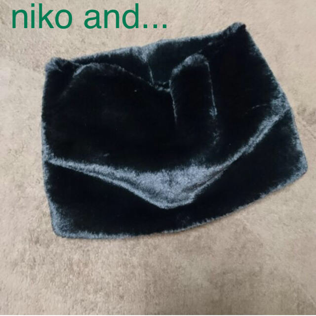 niko and...(ニコアンド)のniko and... 新品 スヌード 黒 レディースのファッション小物(スヌード)の商品写真