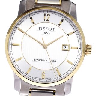 ティソ(TISSOT)のティソ TISSOT T087407A パワーマティック 80 チタン 自動巻き メンズ 美品 箱・保証書付き_797145(腕時計(アナログ))