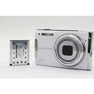 【返品保証】 オリンパス Olympus μ 1060 ホワイト 7x バッテリー付き コンパクトデジタルカメラ  s6172(コンパクトデジタルカメラ)