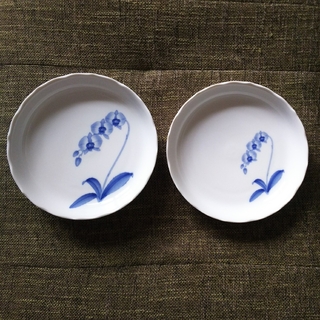コウランシャ(香蘭社)の有田焼 香蘭社 胡蝶蘭 2枚セット 料理皿 パスタ皿 カレー皿(食器)