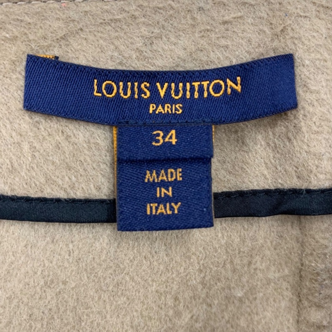 LOUIS VUITTON(ルイヴィトン)のルイヴィトン LOUIS VUITTON ボトムス ウール ブラック ベージュ スカート モノグラム ボタン ミニスカート レディースのスカート(ミニスカート)の商品写真